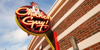 Chicken Guy! sign