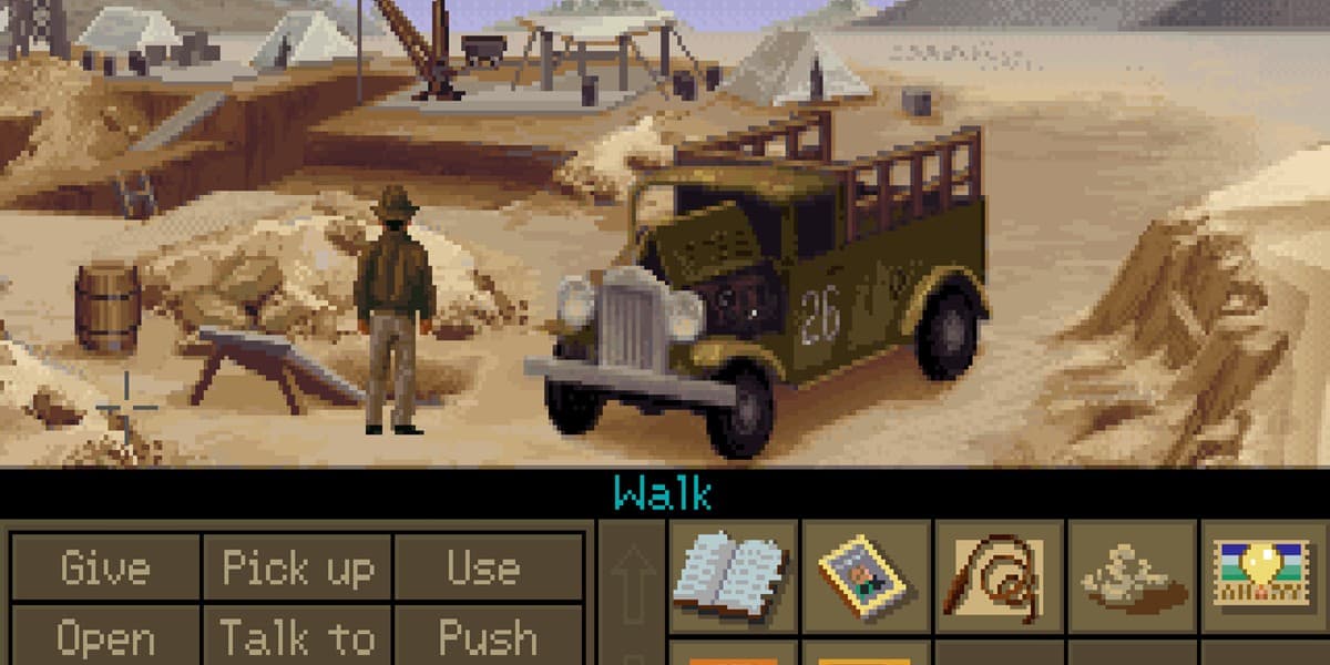 Screenshot from Indiana Jones and the Fate of Atlantis video game