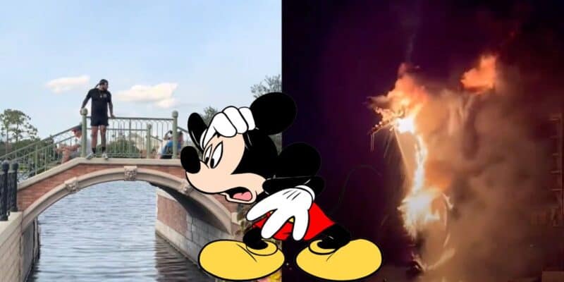 Mickey shocked over images of things going wrong at Disney's theme parks