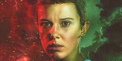 Promotional art of Millie Bobby Brown as Eleven for Stranger Things