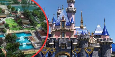 Storyliving by Disney next to Disneyland castle