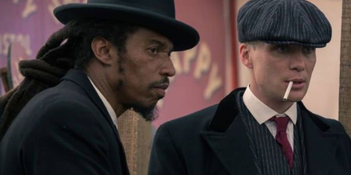Jeremiah Jesus and Thomas Shelby in Peaky Blinders