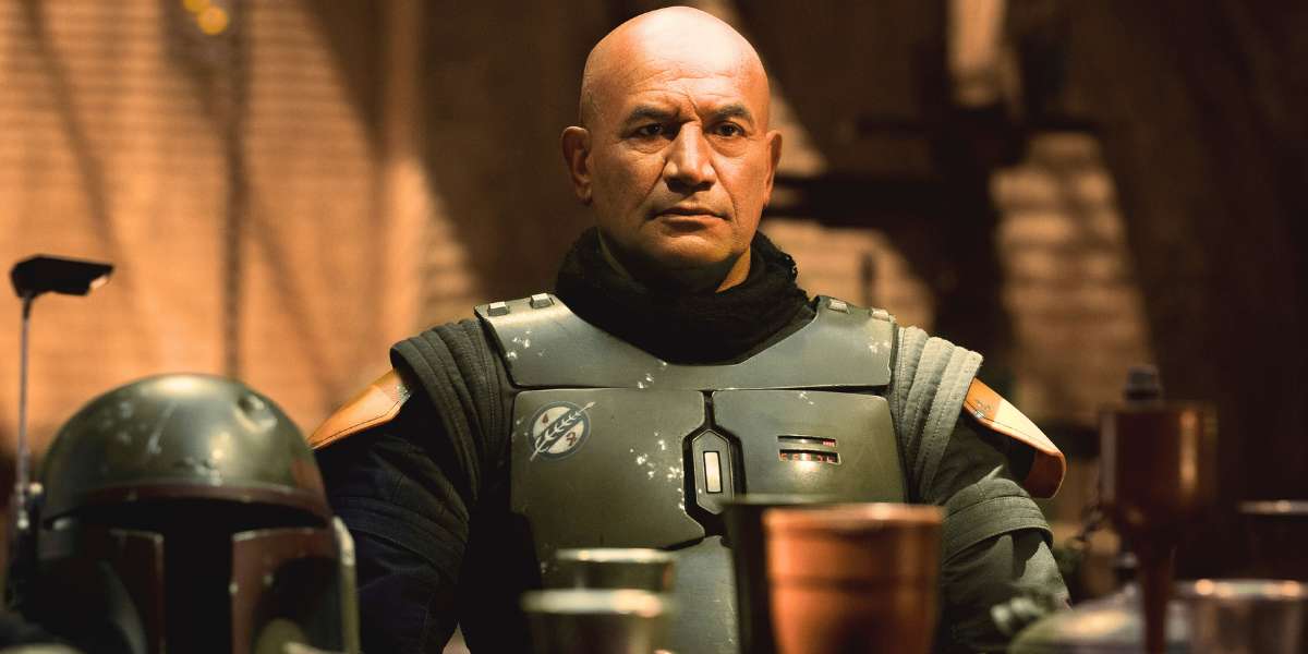 Boba Fett (Temuera Morrison) holds a meeting in Jabba's Palace in 'The Book of Boba Fett' Season 1