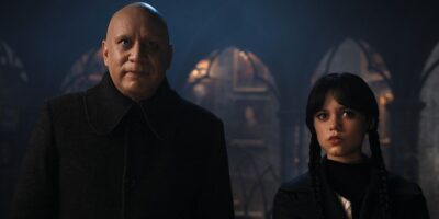 Wednesday Addams and Uncle Fester