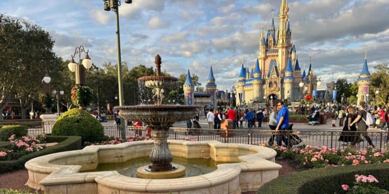 Floating baby doll at Disney