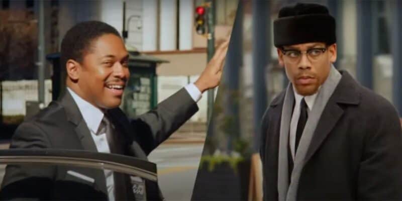 Malcolm X and MLK in the NatGeo documentary series