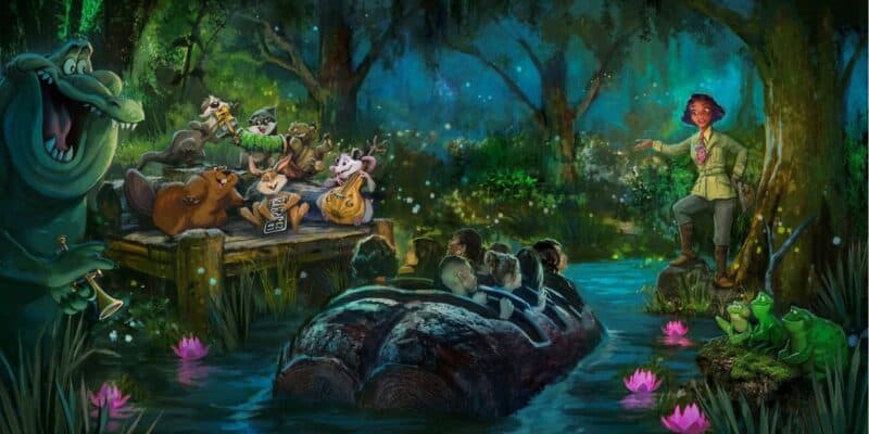 Tiana's Bayou Adventure, which replaced Splash Mountain, at Disney World.