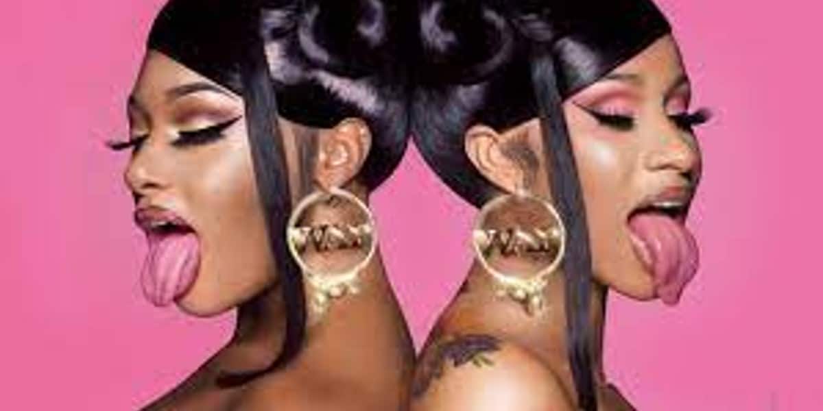 The cover art for "Wap" by Cardi B featuring Megan Thee Stallion