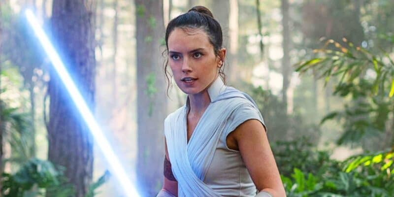 Daisy Ridley as Rey in Star Wars