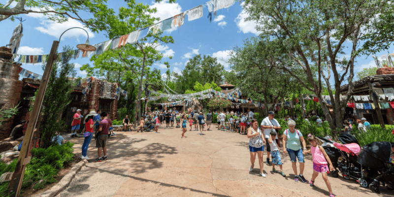 Crowds at Disney's Animal Kingdom in Walt Disney World Resort