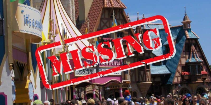 Fantasyland with "Missing" overlay
