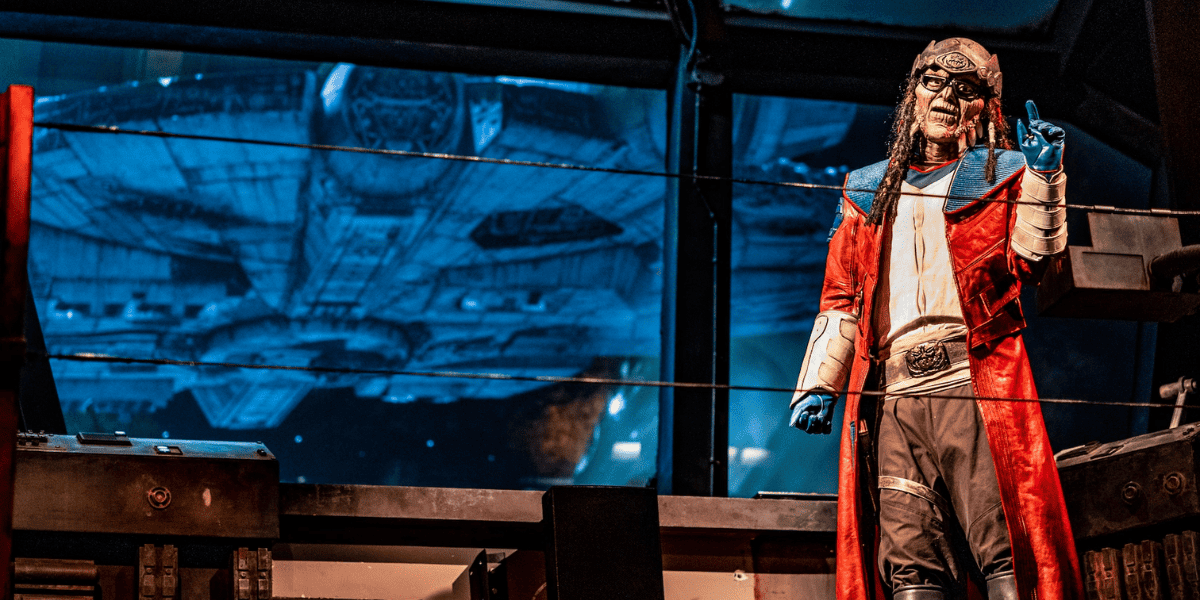 Hondo Ohnaka animatronic on Millennium Falcon: Smuggler's Run.