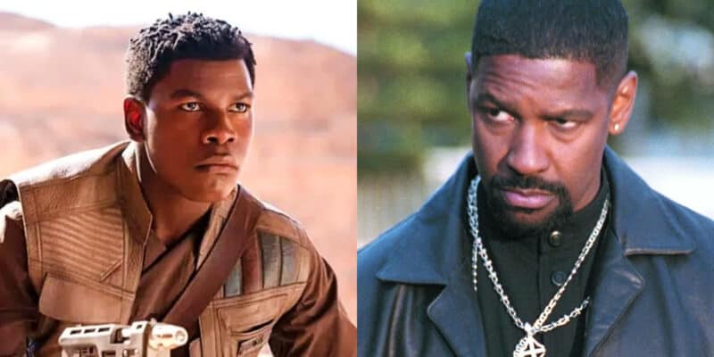 John Boyega in 'The Rise of Skywalker' and Denzel Washington in 'The Book of Eli'