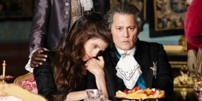 Johnny Depp and Maiwenn in Jeanne du Barry