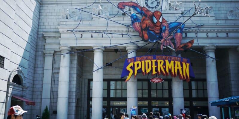 Exterior of The Amazing Adventures of Spider-Man at Universal Studios Japan
