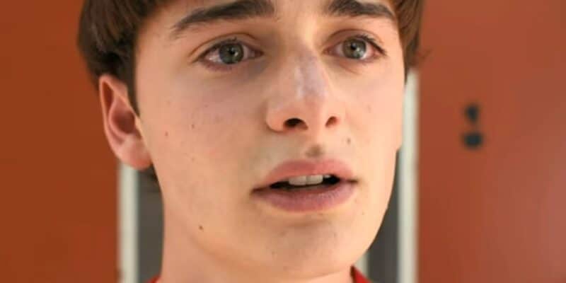 Noah Schnapp looking shocked in Stranger Things