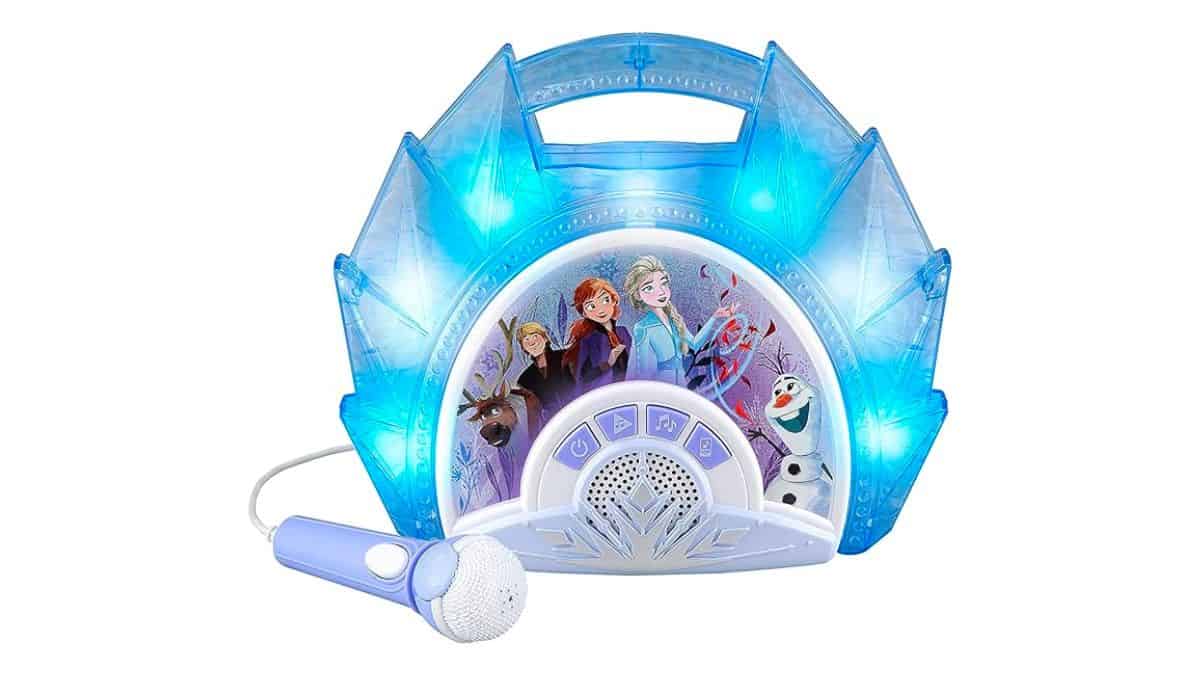 eKids Frozen Sing-Along BoomBox Speaker with Microphone