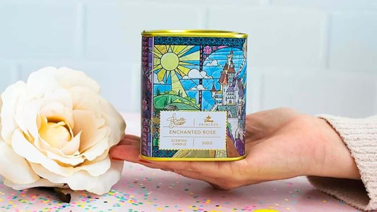 Disney Princess Home Collection 11-Ounce Scented Tea Tin Candle