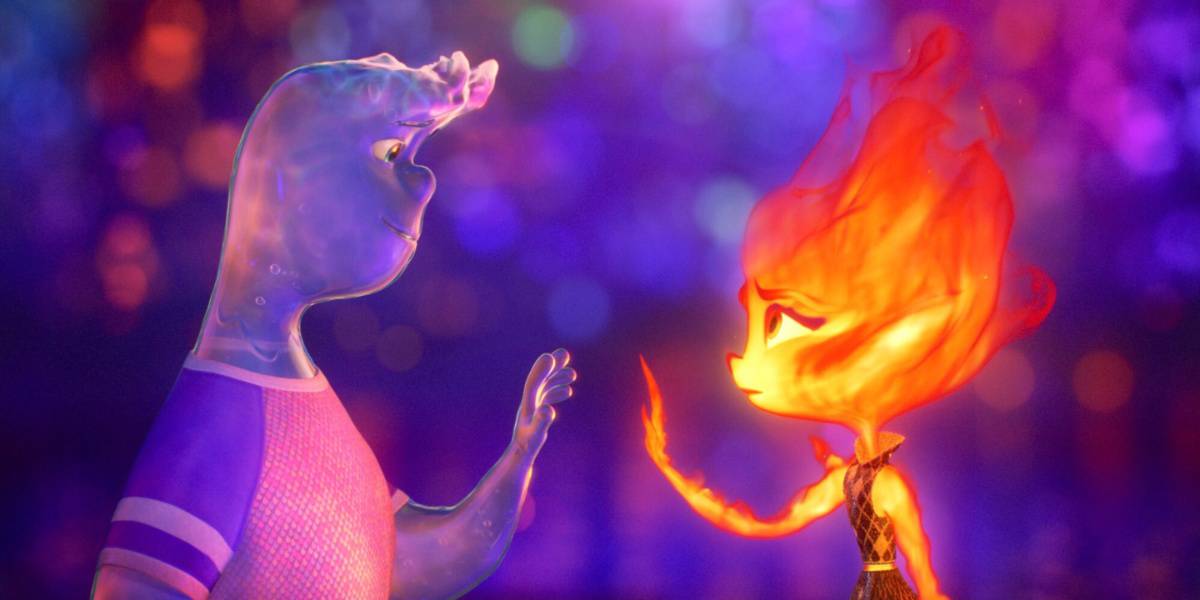 Wade Ripple and Ember Lumen about to touch hands