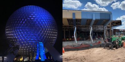 Construction at EPCOT.
