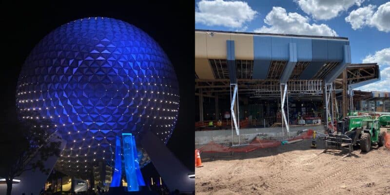 Construction at EPCOT.