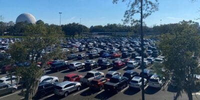 Parking at EPCOT.