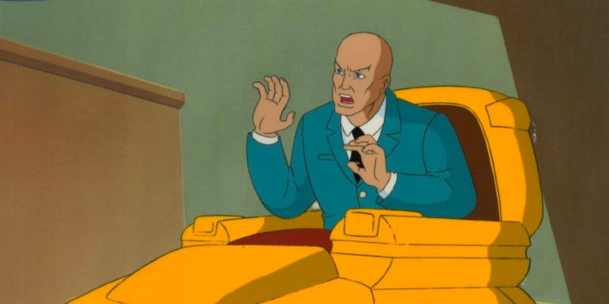 Xavier as he appeared in the cartoons