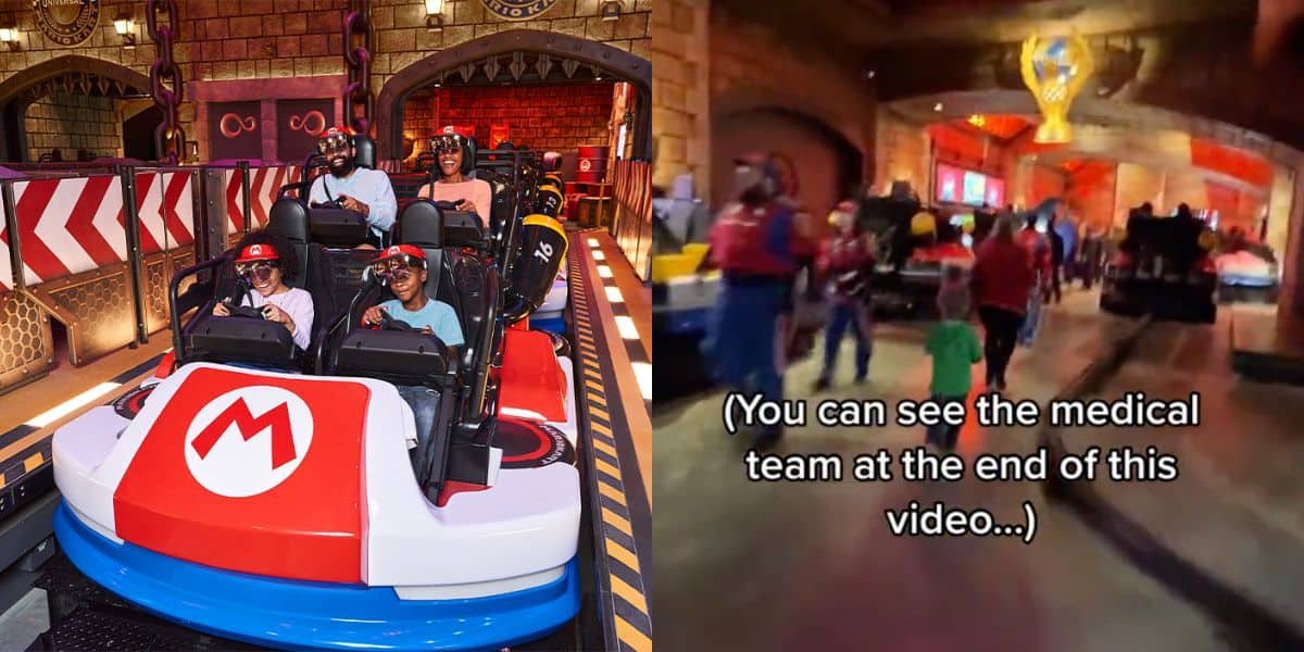 Guests evacuated from Mario Kart: Bowser's Challenge