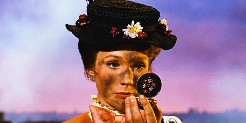 Mary Poppins with a sooty face