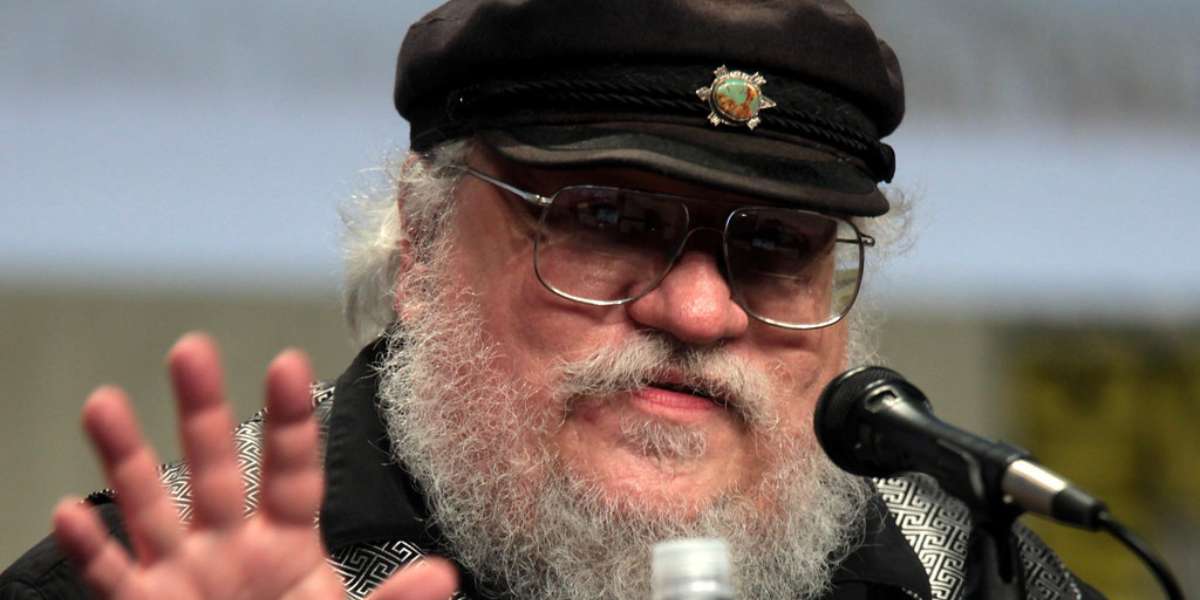 George R. R. Martin speaking at the 2014 San Diego Comic Con International