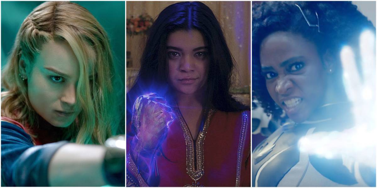 Every member of The Marvels gettin ready to attack