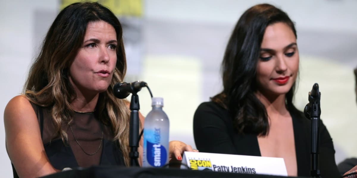 Patty Jenkins and Gal Gadot at San Diego Comic-Con