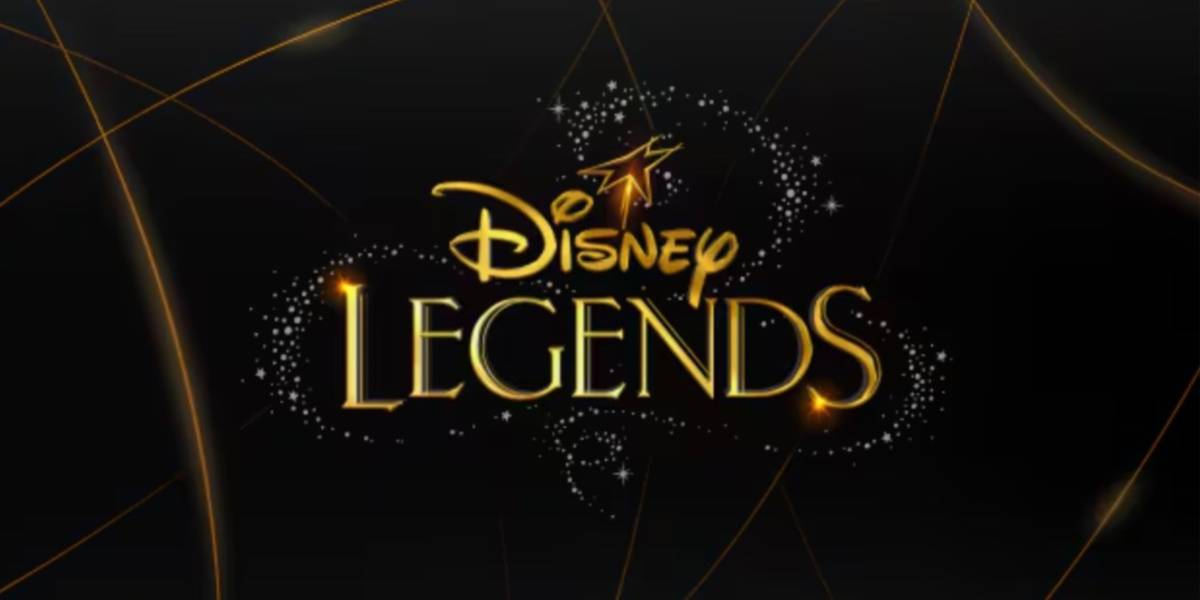The Disney Legends logo on a black background