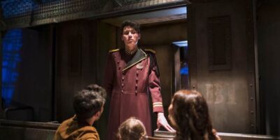 A bellhop on the Tower of Terror.