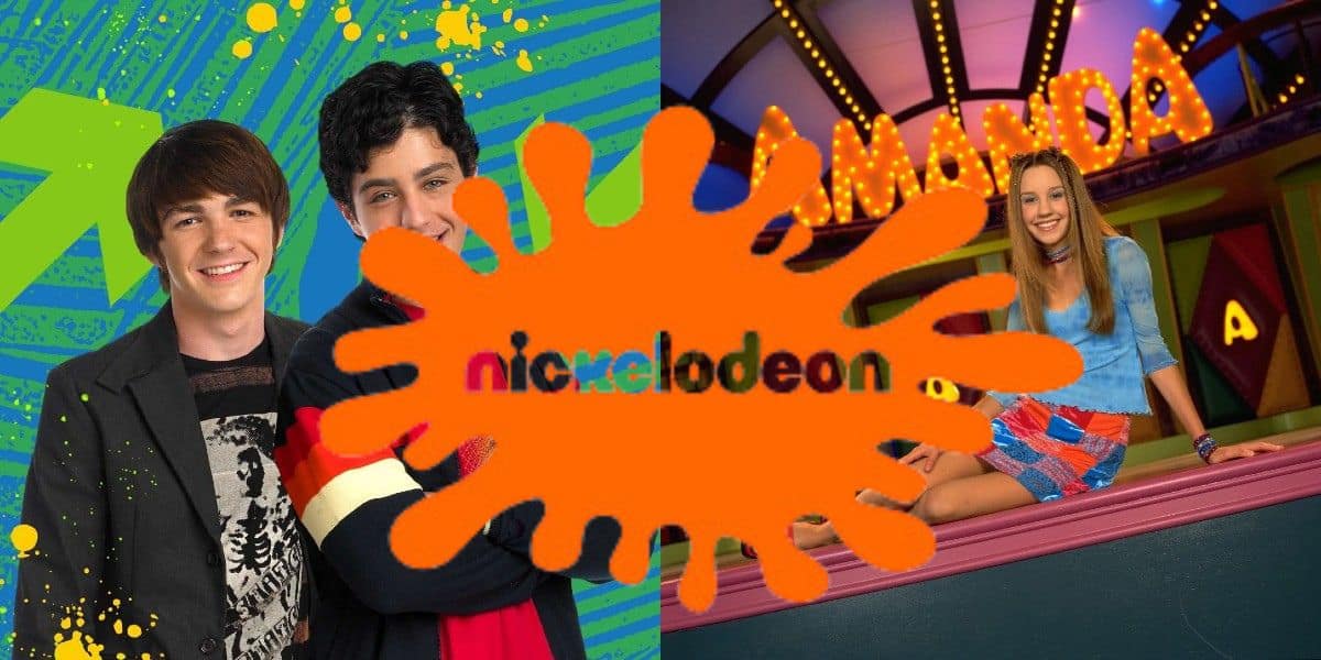 A collage of beloved nickelodeon teen shows.