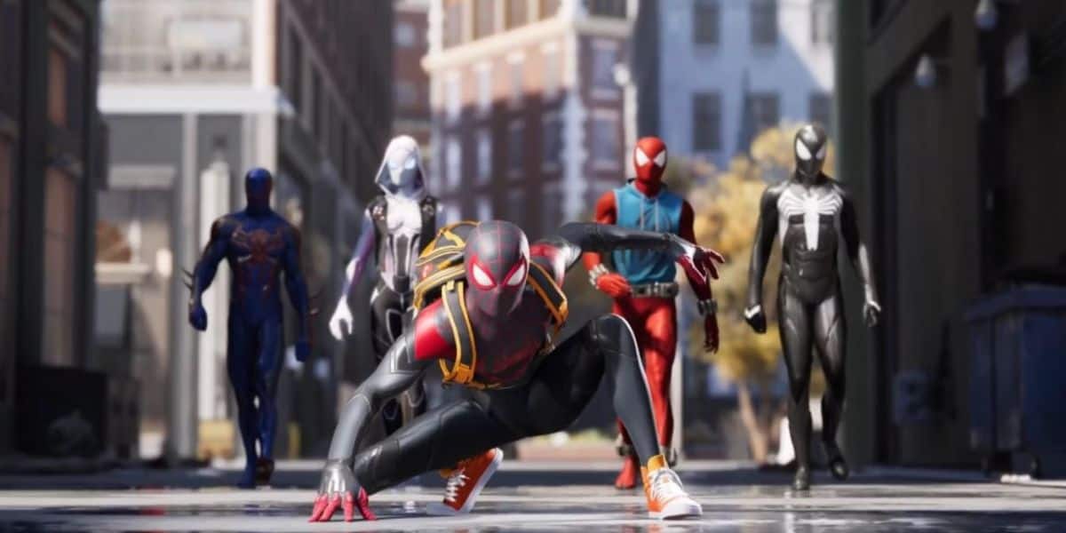 Spider-Man heroes in "Spider-Man: The Great Web"
