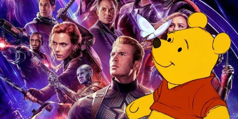Winnie the Pooh alongside the Avengers