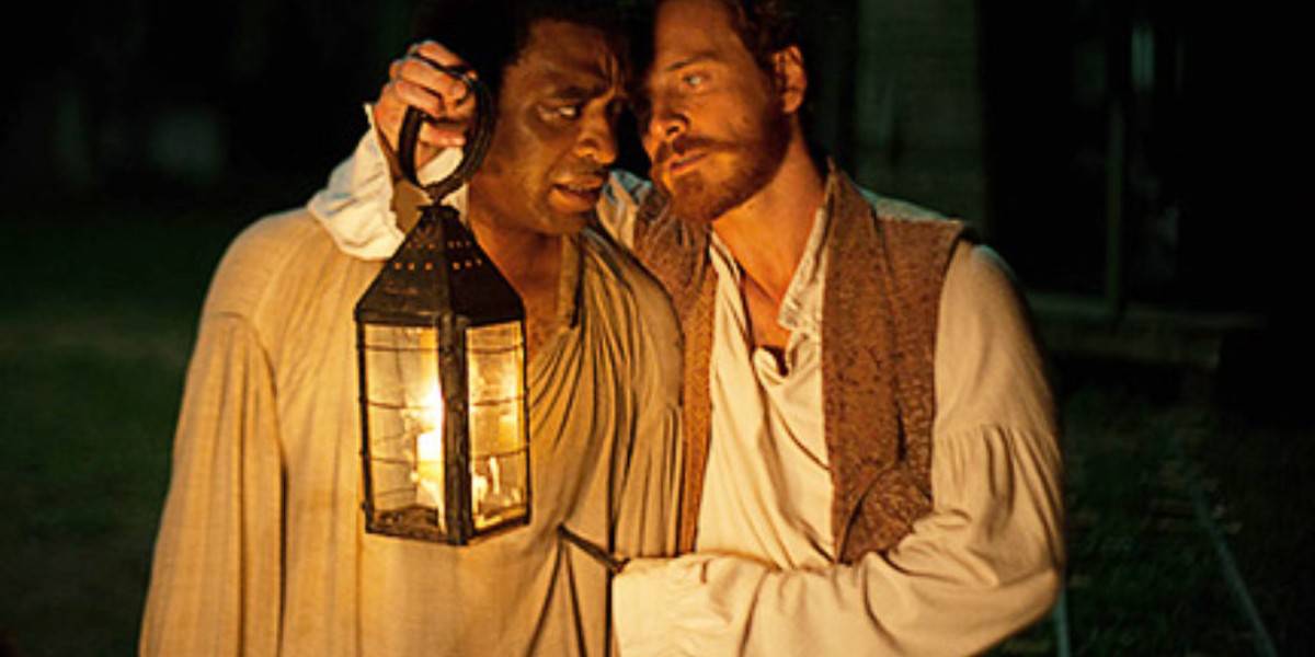 Chiwetel Ejiofor and Michael Fassbender in 12 Years a Slave