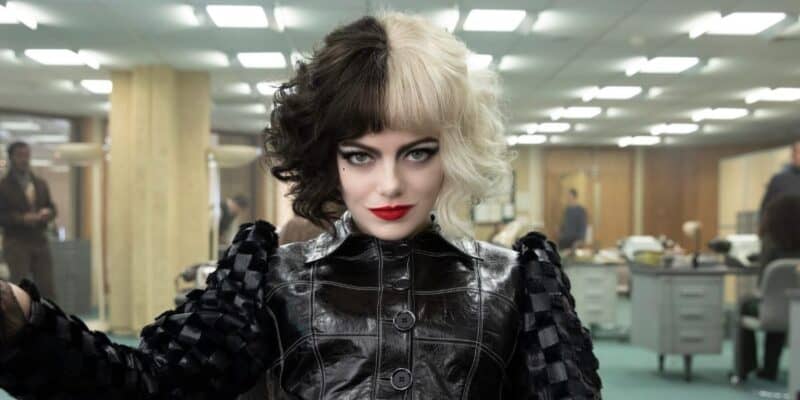 Emma Stone as Cruella de Vil in Cruella (2021)