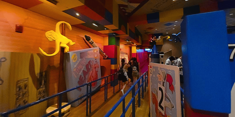 toy story mania queue