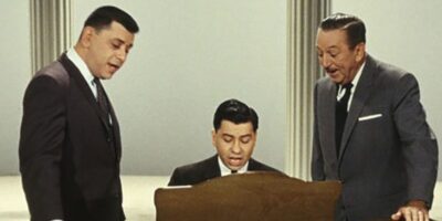 Richard and Roger Sherman with Walt Disney