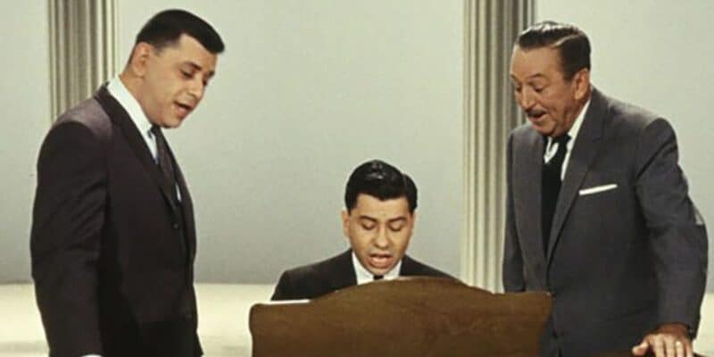 Richard and Roger Sherman with Walt Disney