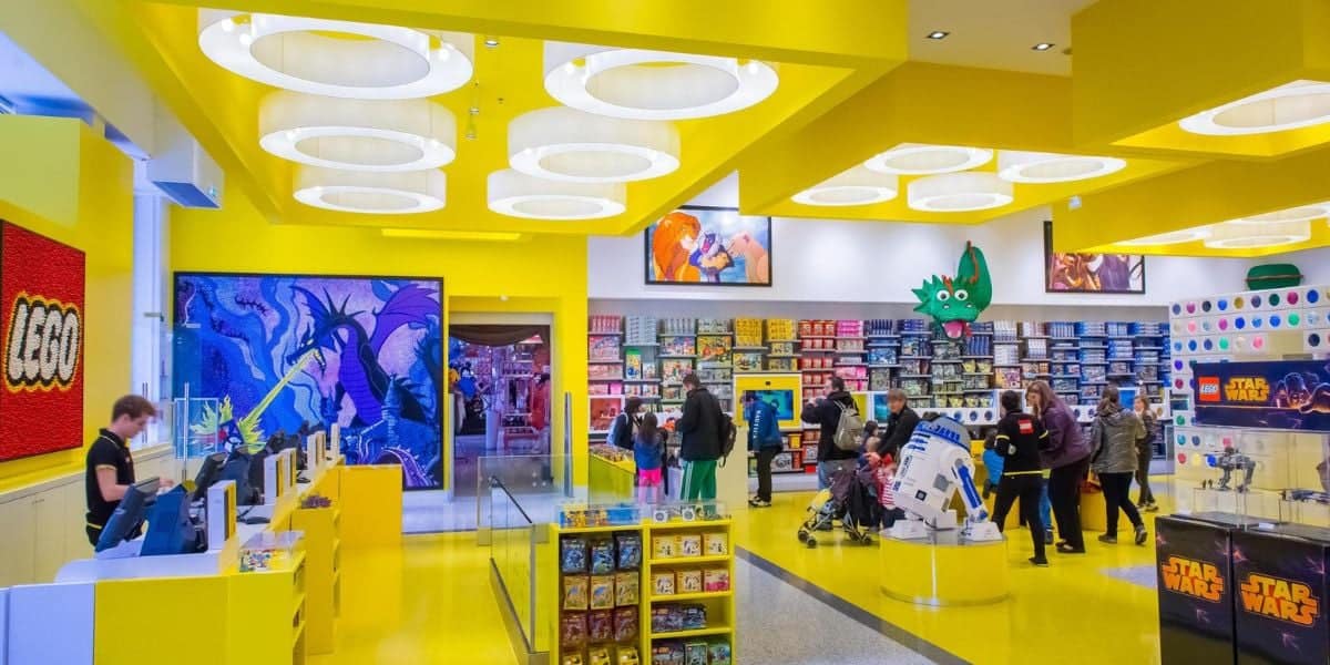 The LEGO Store at Disneyland Paris.