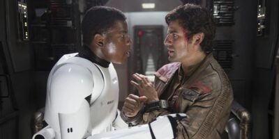 Finn and Poe in 'Star Wars'