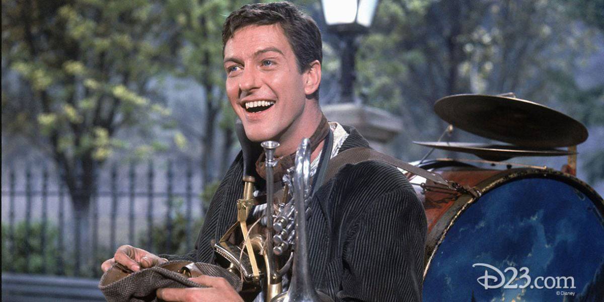 Dick Van Dyke as Bert the chimney sweep in Mary Poppins