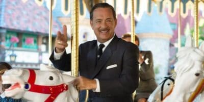 Tom Hanks as Walt Disney at Disneyland in Saving Mr. Banks