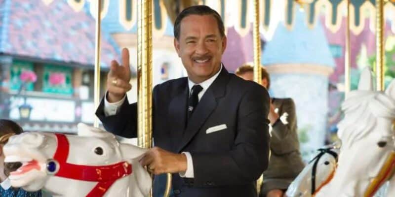 Tom Hanks as Walt Disney at Disneyland in Saving Mr. Banks