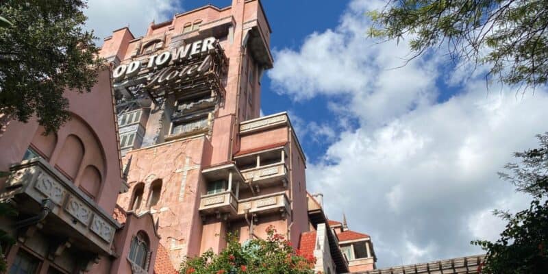 The Tower of Terror exterior at Walt Disney World Resort