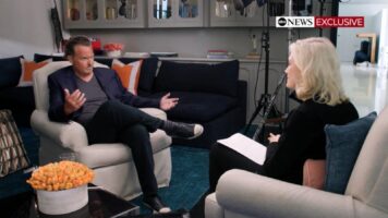 Matthew Perry and Diane Sawyer Good Morning America