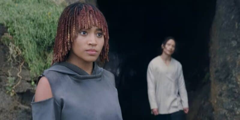 Manny Jacinto and Amandla Stenberg in The Acolyte